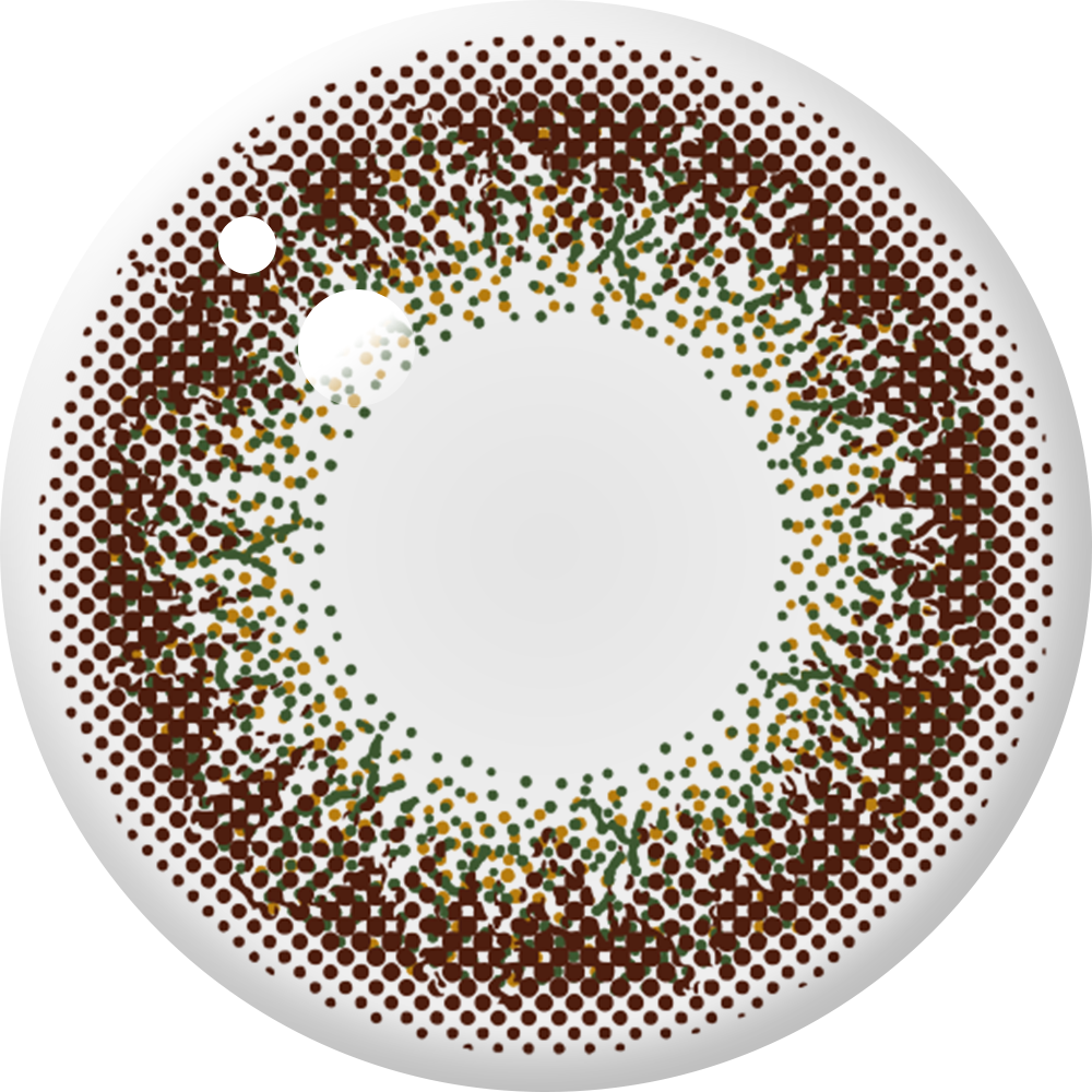 envieUVアンヴィ UV　オリーブブラウン　レンズデザイン